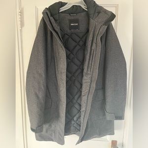 Marmot long coat - very warm!